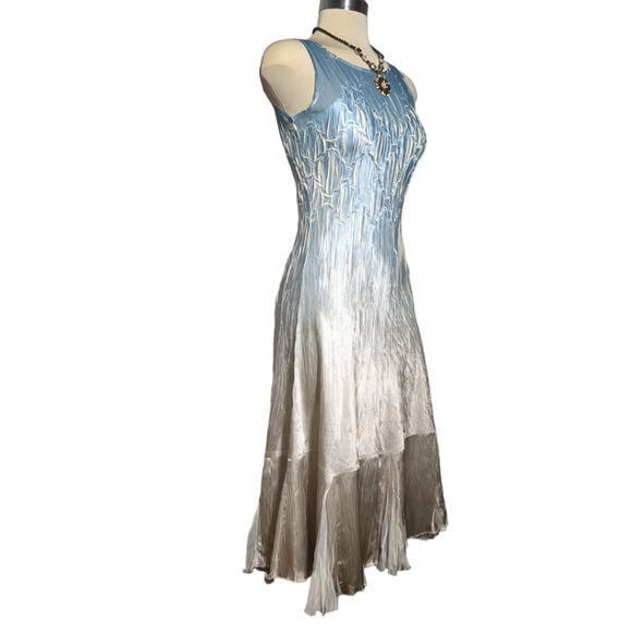 Komarov Luxury Designer Flare pleated Dress Size S - Picture 13 of 16